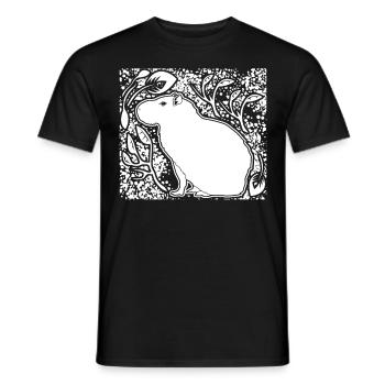 Capybara Cute Capybaras - Männer T-Shirt - Schwarz - Vorne - AI Model Male 178 light (178cm)