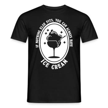 Ice Cream Cup - Männer T-Shirt - Schwarz - Vorne - AI Model Male 178 light (178cm)