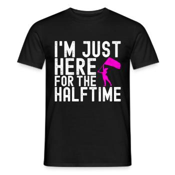 Drapeau agitant la fanfare garde de couleur - T-shirt homme - noir - Devant - AI Model Male 178 light (178cm)