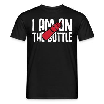 Tomato Ketchup Bottle Carnival Costume - Männer T-Shirt - Schwarz - Vorne - AI Model Male 178 light (178cm)
