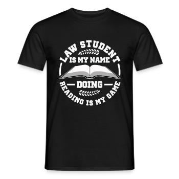 Anwalt - Männer T-Shirt - Schwarz - Vorne - AI Model Male 178 light (178cm)