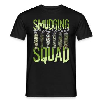 Smudging Apartment Fumigation Escouade de purification - T-shirt homme - noir - Devant - AI Model Male 178 light (178cm)