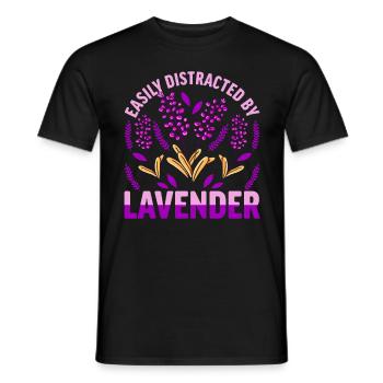 Smudging Flat Fumigation Lavande - T-shirt homme - noir - Devant - AI Model Male 178 light (178cm)