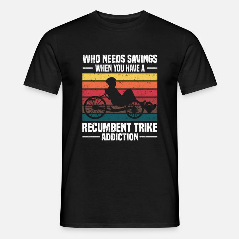 Velomobil - Männer T-Shirt - Schwarz