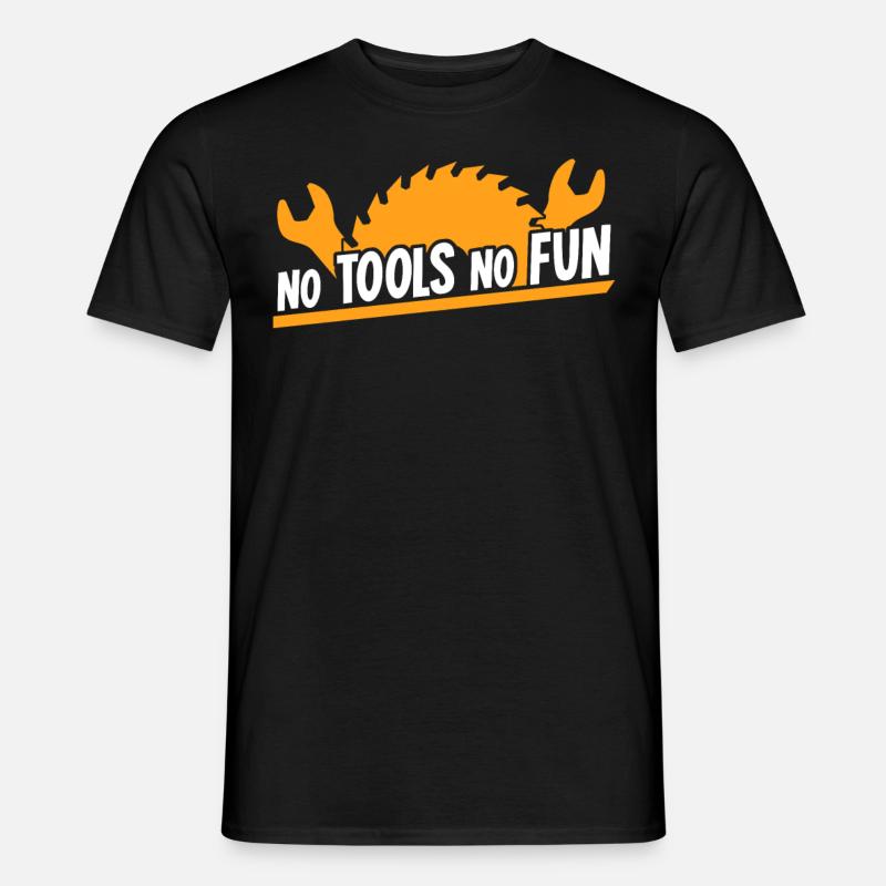Craftsman DIY Tools Tool - Männer T-Shirt - Schwarz