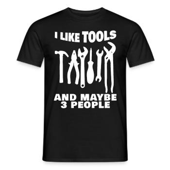 Craftsman Tools DIY Tool - Männer T-Shirt - Schwarz - Vorne - AI Model Male 178 light (178cm)