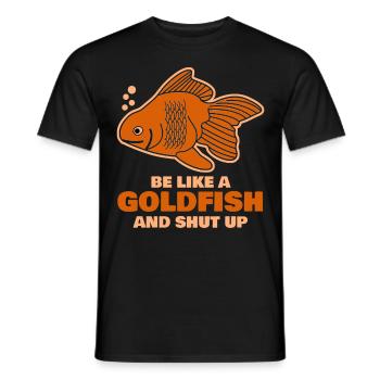 Goldfishes Goldfish Gold Fish - Men's T-Shirt - black - Front - AI Model Male 178 light (178cm)