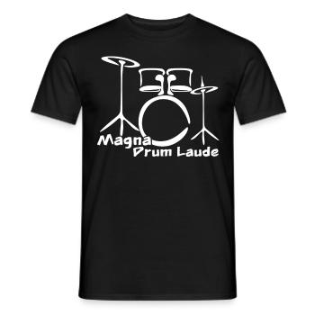 Batterie Tambour Tambour Tambour - T-shirt homme - noir - Devant - AI Model Male 178 light (178cm)