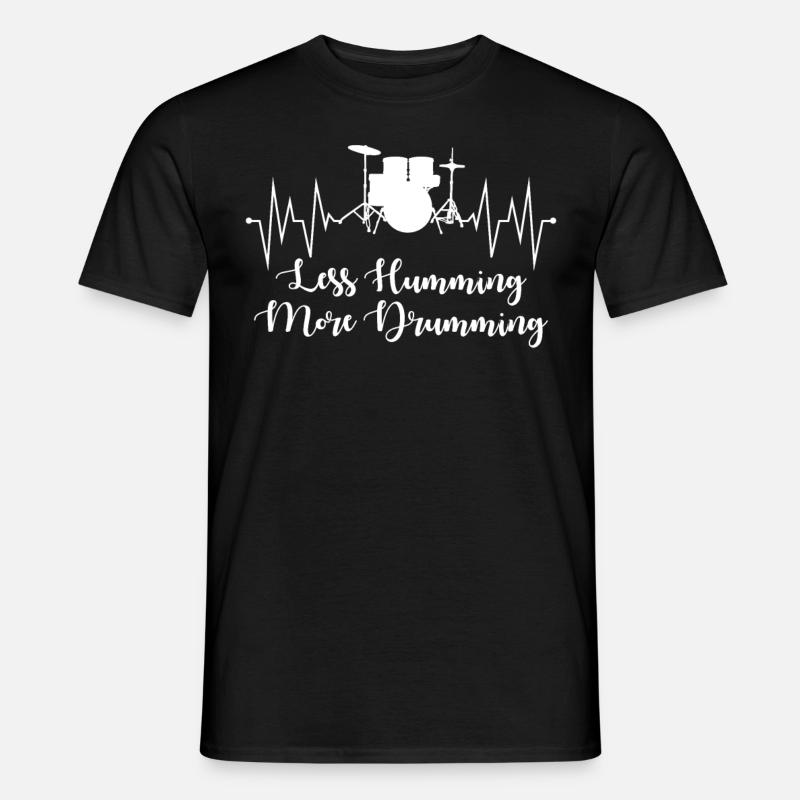 Drummer Drum Drums Drumset - Männer T-Shirt - Schwarz