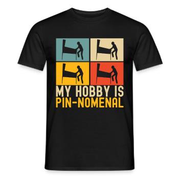 Pinball Flipper - Men's T-Shirt - black - Front - AI Model Male 178 light (178cm)