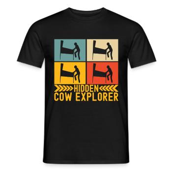 Pinball Flipper - Men's T-Shirt - black - Front - AI Model Male 178 light (178cm)
