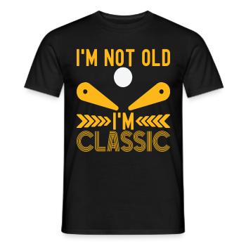 Pinball pinball machine - Men's T-Shirt - black - Front - AI Model Male 178 light (178cm)