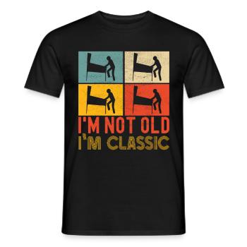 Pinball Flipper - Men's T-Shirt - black - Front - AI Model Male 178 light (178cm)
