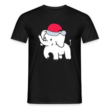 White Elephant Gift Office Christmas Coworkers - Men's T-Shirt - black - Front - AI Model Male 178 light (178cm)