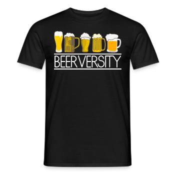 Beer Brewing Craft Beer - Men's T-Shirt - black - Front - AI Model Male 178 light (178cm)