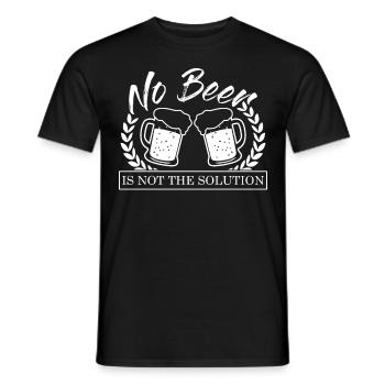 Accueil Brasserie Bière artisanale Brassage de bière - T-shirt homme - noir - Devant - AI Model Male 178 light (178cm)