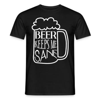 Brassage de bière Brasserie à domicile Bière artisanale - T-shirt homme - noir - Devant - AI Model Male 178 light (178cm)