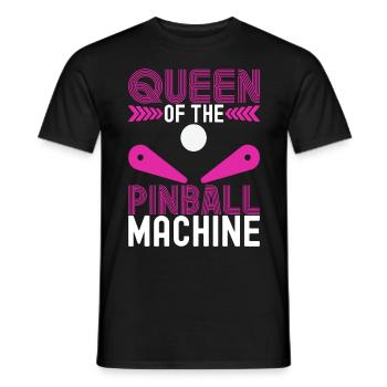Pinball Flipper - Men's T-Shirt - black - Front - AI Model Male 178 light (178cm)