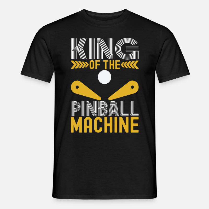 Pinball Flipper - Männer T-Shirt - Schwarz