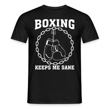 Boxer Puncher Boxing Gloves - Männer T-Shirt - Schwarz - Vorne - AI Model Male 178 light (178cm)