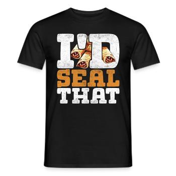 Lumpia, je le scellerais - T-shirt homme - noir - Devant - AI Model Male 178 light (178cm)