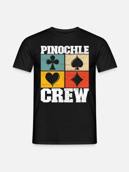 Binokel Pinochle - Men's T-Shirt - black