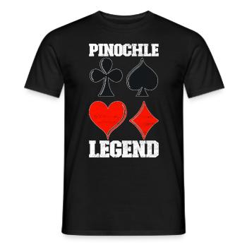Binocular Pinochle - Men's T-Shirt - black - Front - AI Model Male 178 light (178cm)