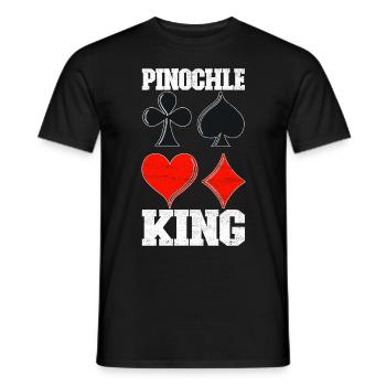 Binocular Pinochle - Men's T-Shirt - black - Front - AI Model Male 178 light (178cm)