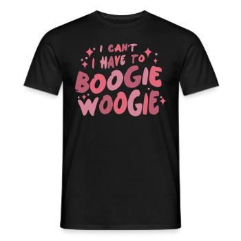 Boogie Woogie Balançoire De Danse Rétro - T-shirt homme - noir - Devant - AI Model Male 178 light (178cm)