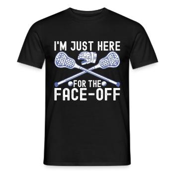 Lacrosse Lacrosse Players - Men's T-Shirt - black - Front - AI Model Male 178 light (178cm)