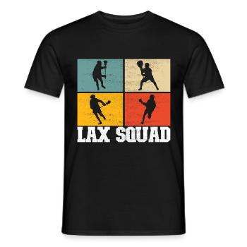 Lacrosse Lacrosse Players - Men's T-Shirt - black - Front - AI Model Male 178 light (178cm)