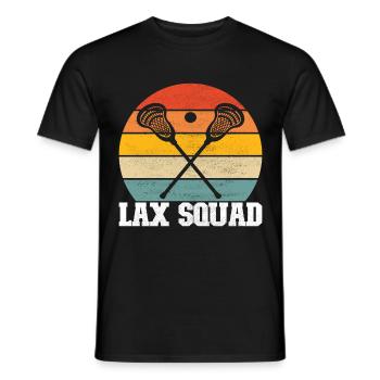 Lacrosse Lacrosse Players - Men's T-Shirt - black - Front - AI Model Male 178 light (178cm)