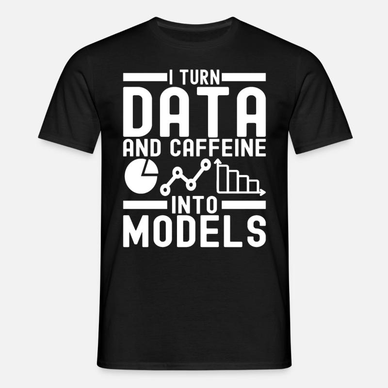 Data Science Datenanalyst - Männer T-Shirt - Schwarz