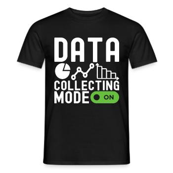 Data Science Data Analyst - Men's T-Shirt - black - Front - AI Model Male 178 light (178cm)
