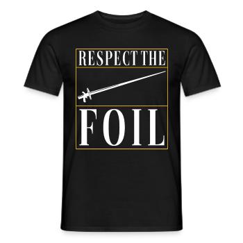 Fencing Fencing - Men's T-Shirt - black - Front - AI Model Male 178 light (178cm)