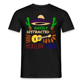 Mexique Mexicain - T-shirt homme - noir - Devant - AI Model Male 178 light (178cm)