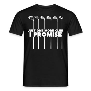 Club de golf Joueurs de golf Terrain de golf - T-shirt homme - noir - Devant - AI Model Male 178 light (178cm)
