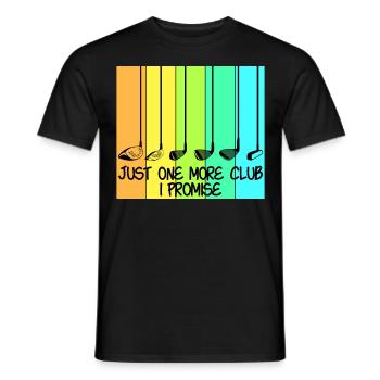 Club de golf Joueurs de golf - T-shirt homme - noir - Devant - AI Model Male 178 light (178cm)