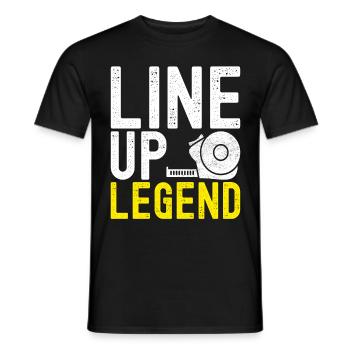Tiler Floor Layer - Men's T-Shirt - black - Front - AI Model Male 178 light (178cm)