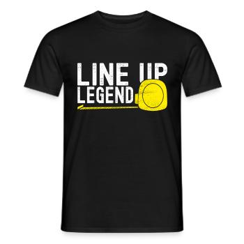Tiler Floor Layer - Men's T-Shirt - black - Front - AI Model Male 178 light (178cm)