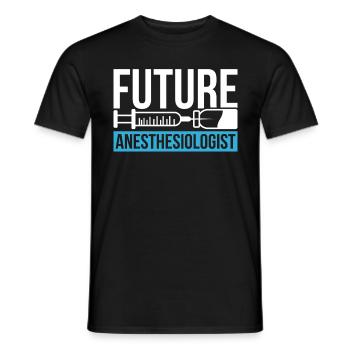 Anesthésiste Anesthésiologie Anesthésiste - T-shirt homme - noir - Devant - AI Model Male 178 light (178cm)