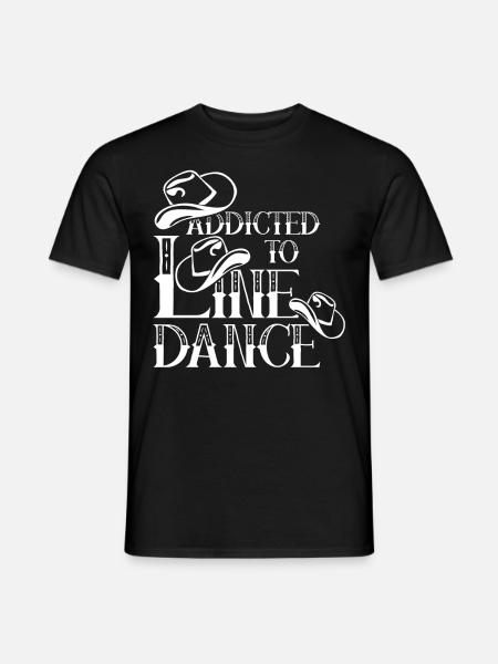 Danse en ligne Musique country Danse en ligne - T-shirt homme - noir