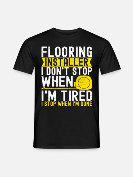 liesenleger floor layer - Men's T-Shirt - black