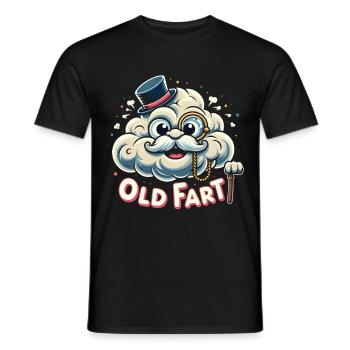 Vieux Pet Drôle - T-shirt homme - noir - Devant - AI Model Male 178 light (178cm)