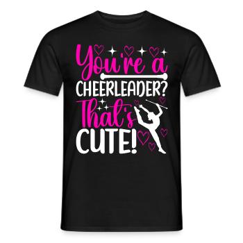 Majorette Gymnastique Majorettes Bâton Twirling - T-shirt homme - noir - Devant - AI Model Male 178 light (178cm)