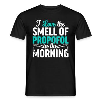 Anesthésiologie Anesthésiste - T-shirt homme - noir - Devant - AI Model Male 178 light (178cm)