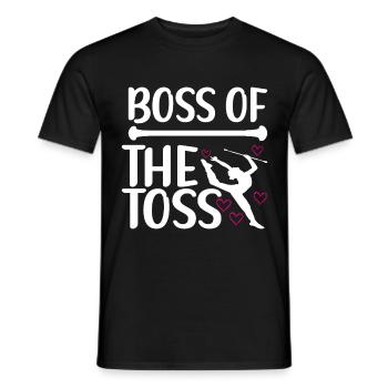 Majorette Gymnastique Majorettes Bâton Twirling - T-shirt homme - noir - Devant - AI Model Male 178 light (178cm)