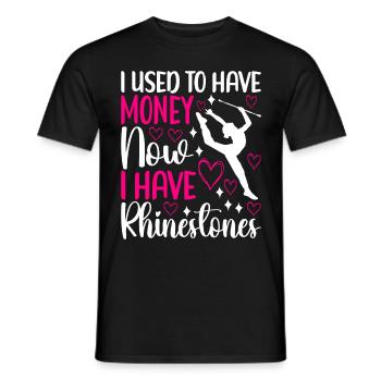 Majorette Gymnastique Majorettes Bâton Twirling - T-shirt homme - noir - Devant - AI Model Male 178 light (178cm)