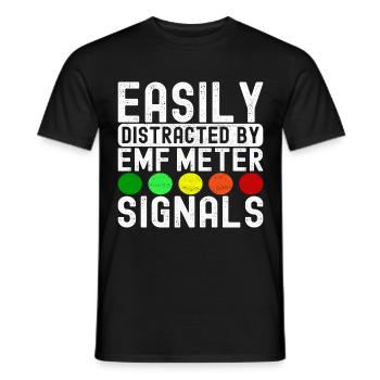 Enquêteur paranormal Chasse aux fantômes - T-shirt homme - noir - Devant - AI Model Male 178 light (178cm)
