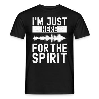 Enquêteur paranormal Chasse aux fantômes - T-shirt homme - noir - Devant - AI Model Male 178 light (178cm)